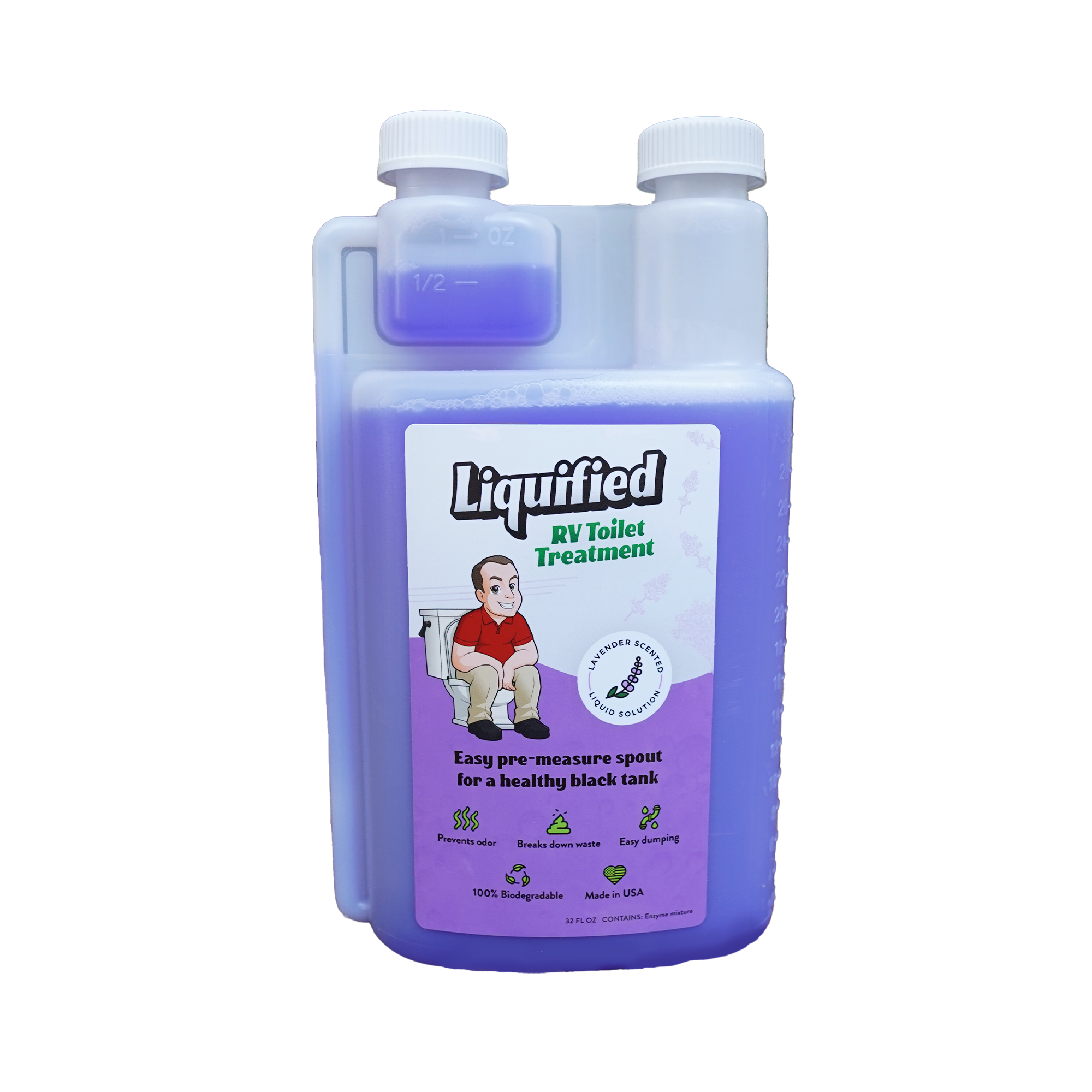 RV Toilet Treatment Lavender Scent Liquified