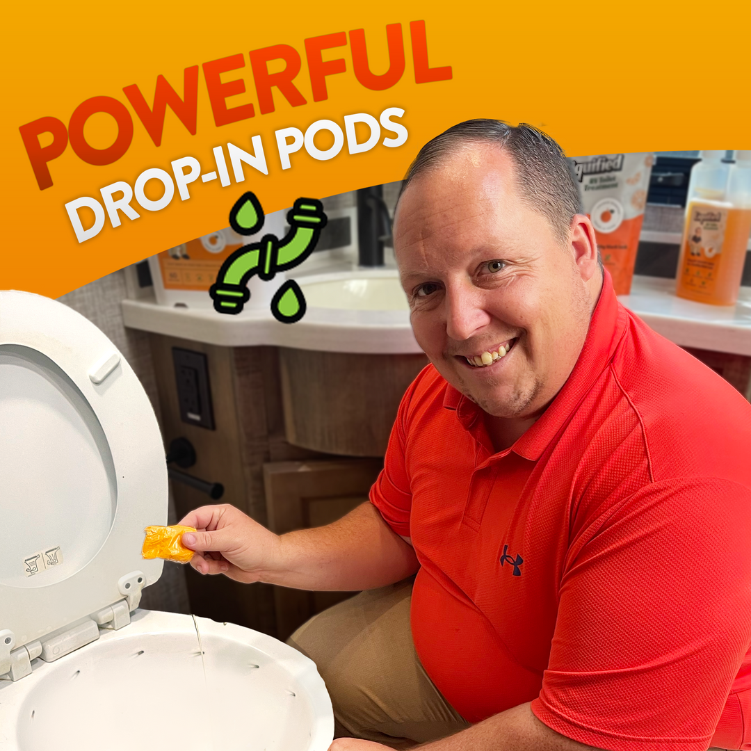 RV Toilet Treatment Drop-In Pods Orange Scent