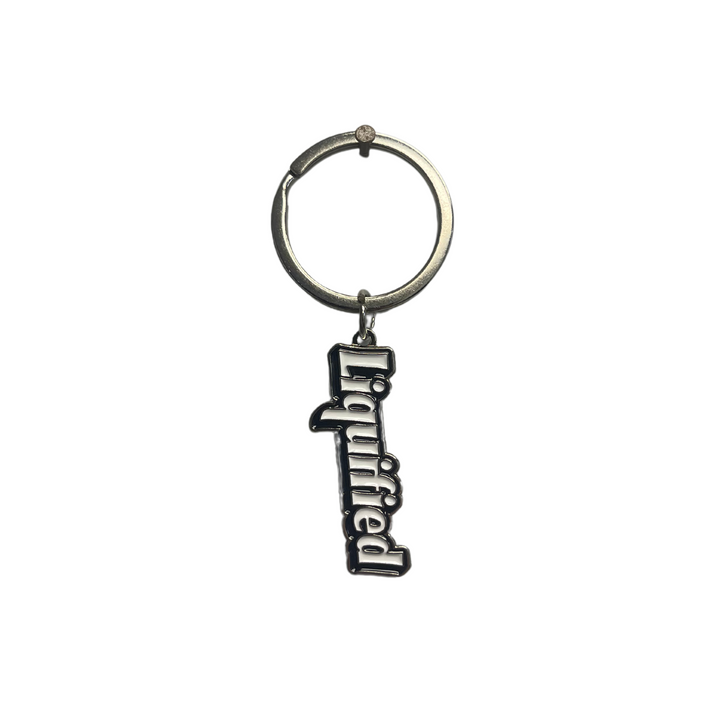 Liquified Logo Metal Keychain