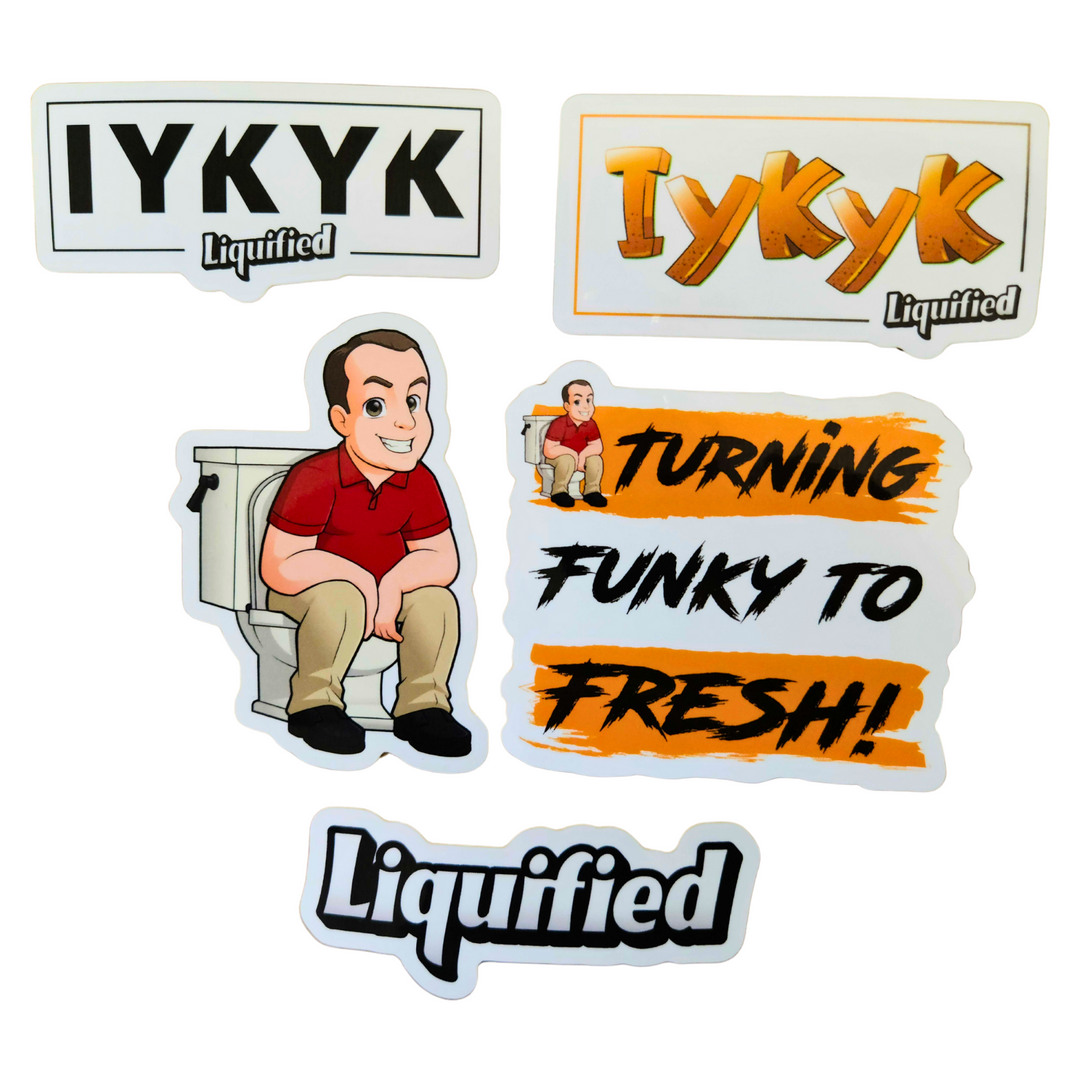 Liquified Sticker Pack – All 5 Designs