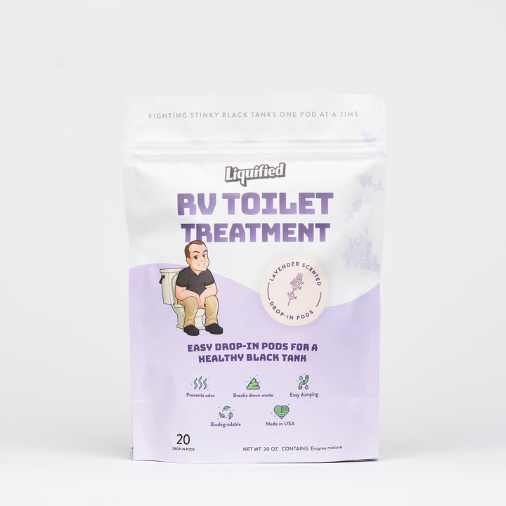 Liquified RV Toilet Treatment Pods – Lavender Scent