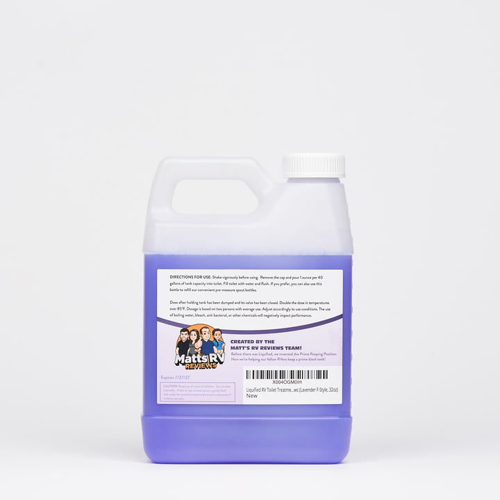 Liquified RV Toilet Treatment – Lavender Scent