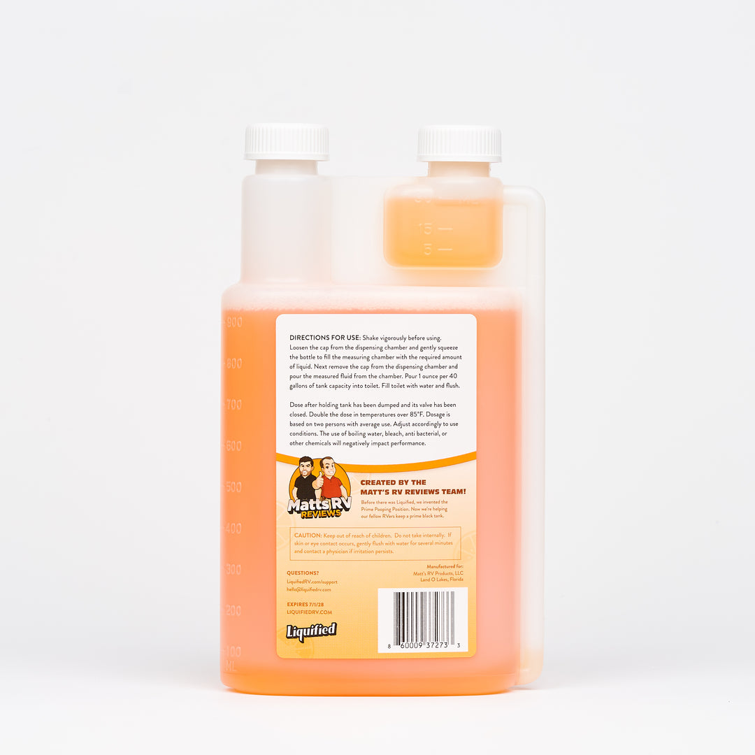 Liquified RV Toilet Treatment – Orange Scent
