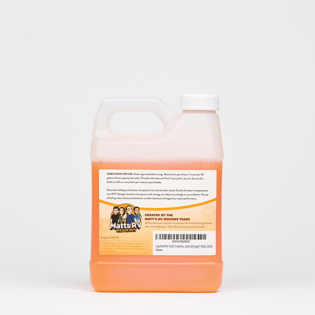 Liquified RV Toilet Treatment – Orange Scent