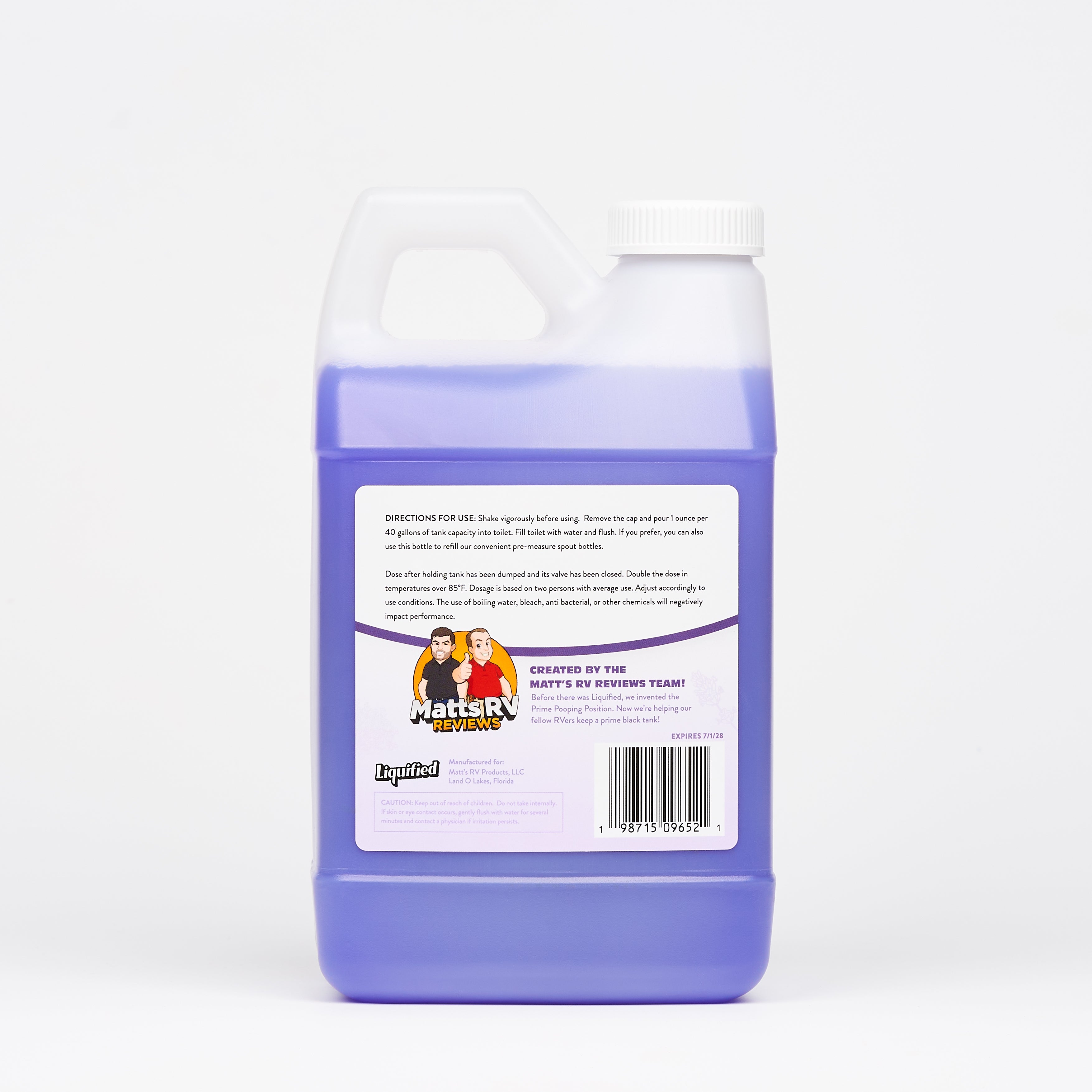 Liquified RV Toilet Treatment – Lavender Scent | Black Tank Waste