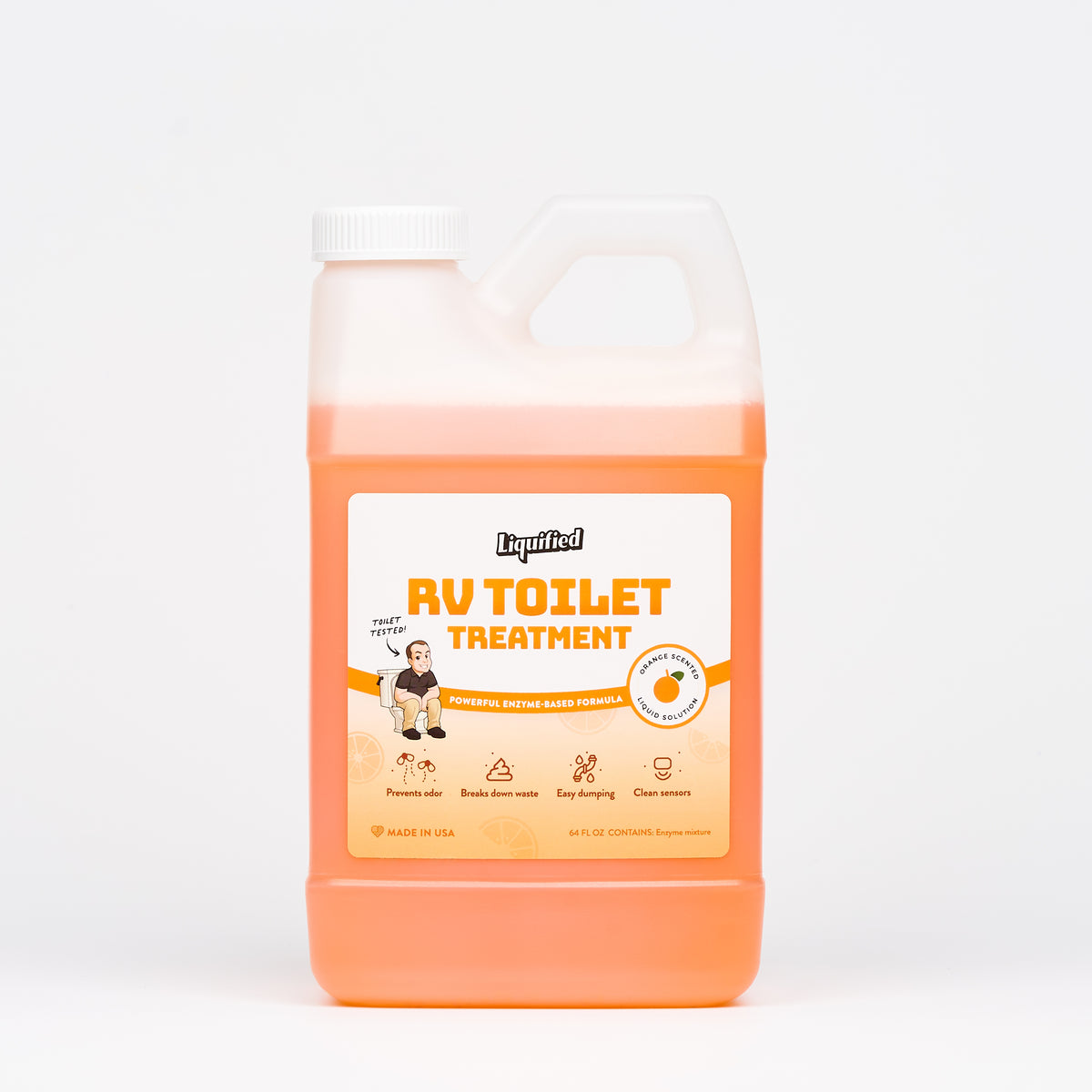 Liquified RV Toilet Treatment – Orange Scent