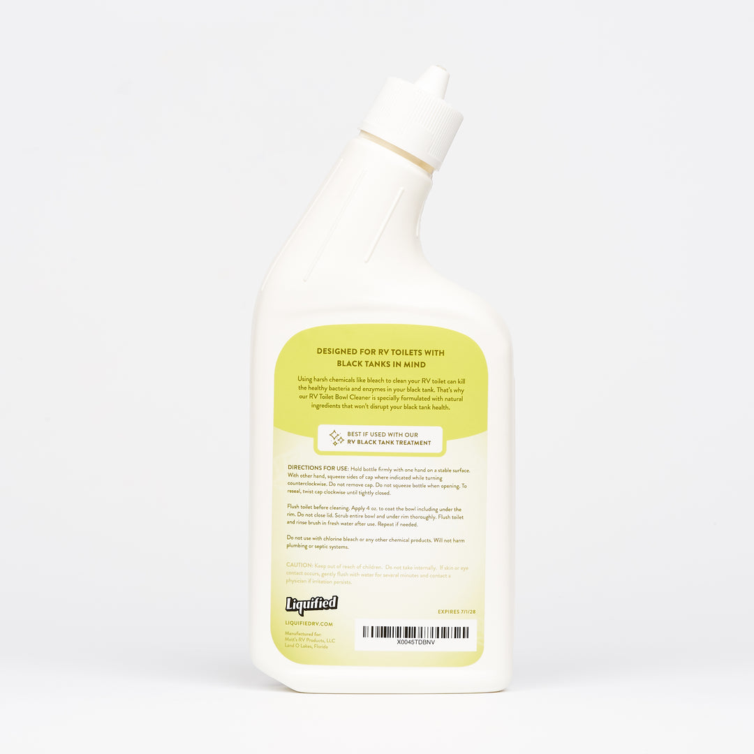 Liquified RV Toilet Bowl Cleaner