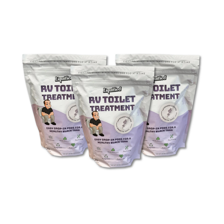 Liquified RV Toilet Treatment Pods – Lavender Scent