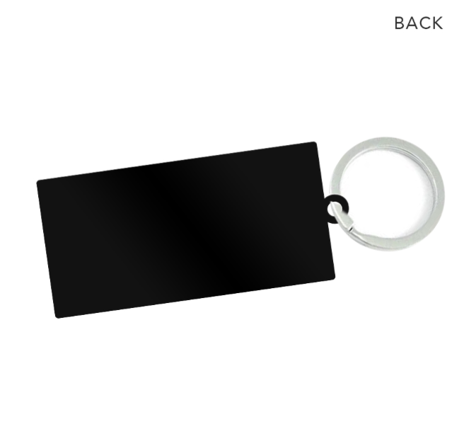 IYKYK Black & White Metal Keychain