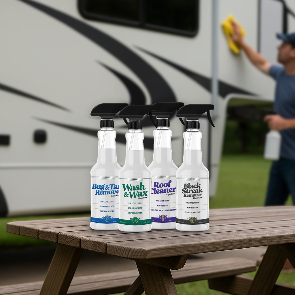 Liquishine Complete Care Bundle – 4 × 20 fl oz